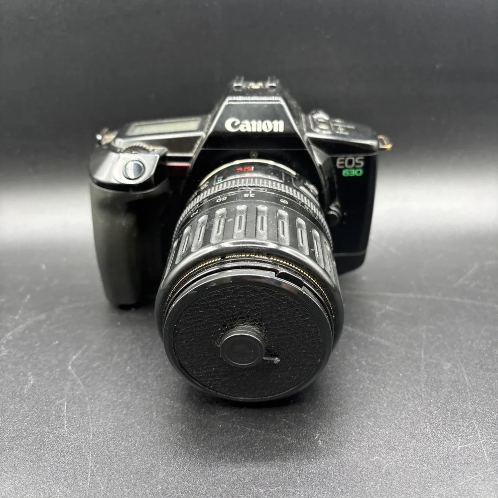 Canon EOS 630 35mm Film Camera + Canon EF 35-135mm f/4-5.6 Lens Tested Working